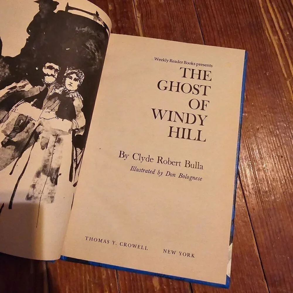 The Ghost at Windy Hill by Clyde Robert Bulla Spooky Halloween Book  Vintage 196